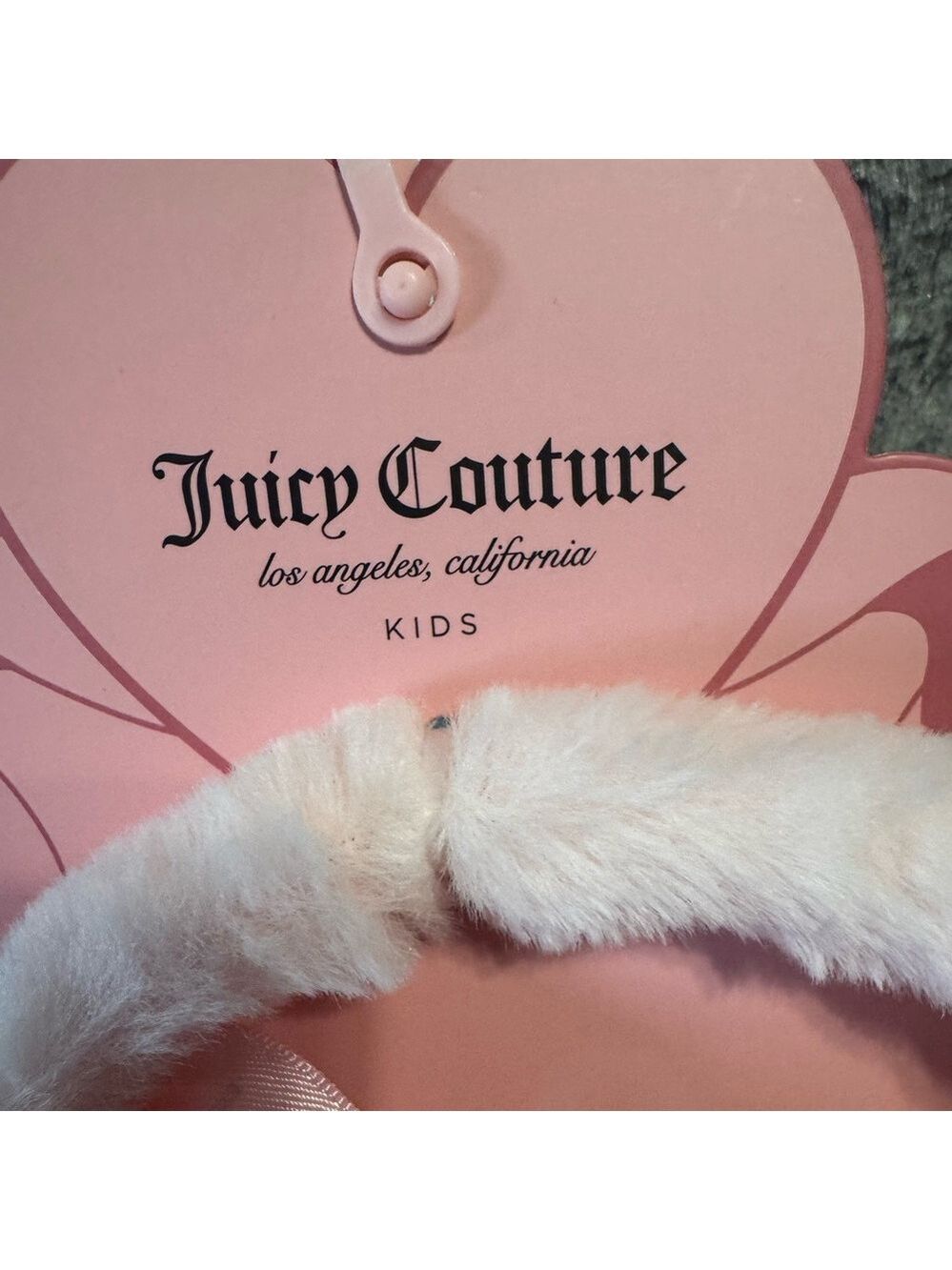 Juicy Couture - Kids Set - Mini Bag & Ear Muffs - BRAND NEW - light pink - Picture 4 of 11